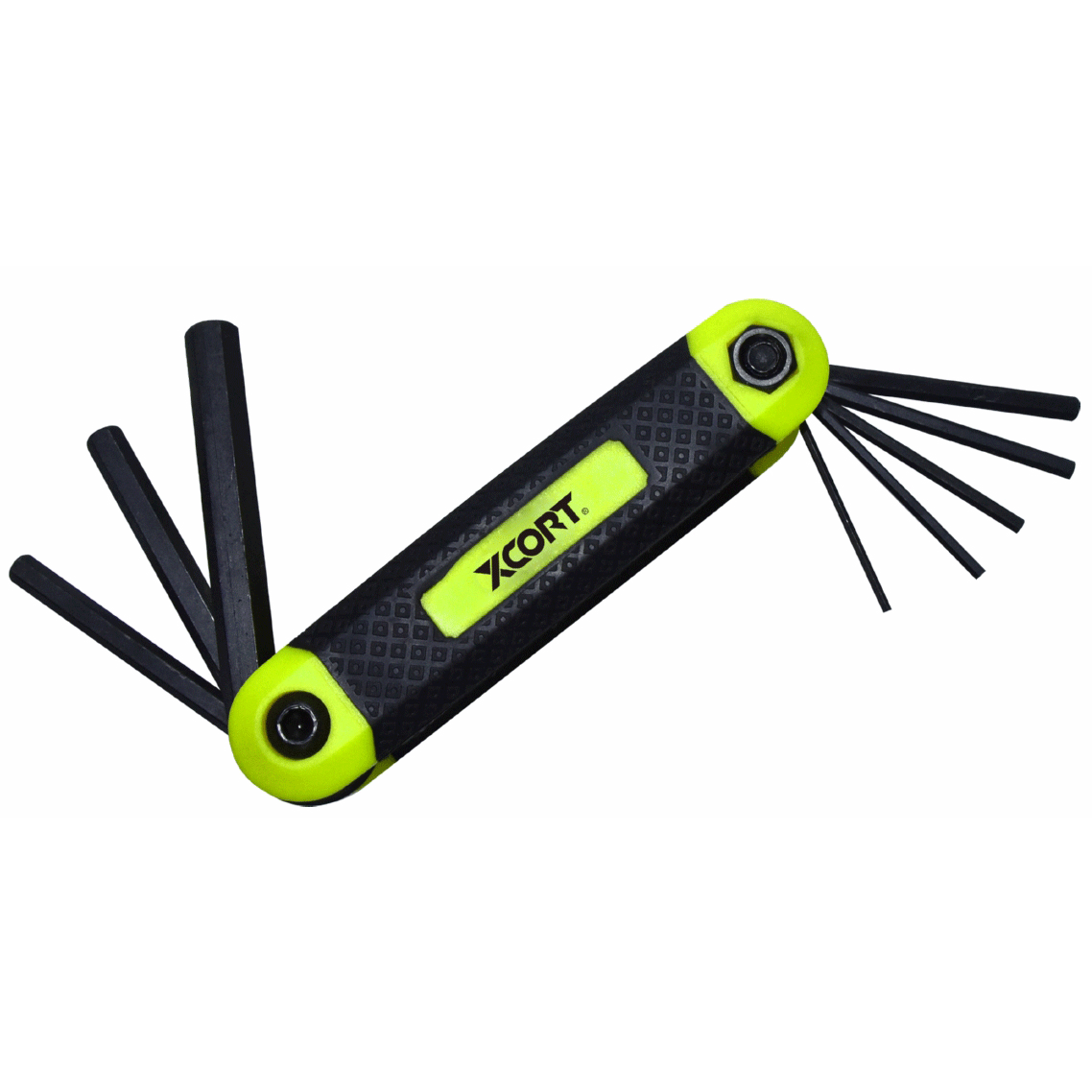 9PCS FOLDING HEX KEY SET (INCH)