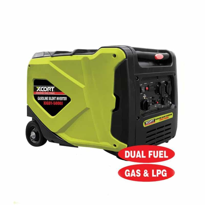 Dual fuel silent inverter generator XIG01-5000JD